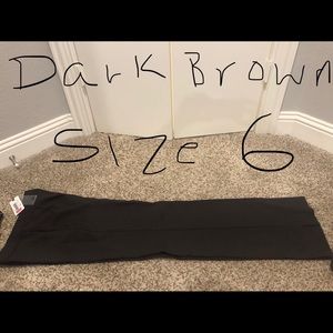 Brand new dark brown pants